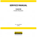 New Holland E260CSR Crawler Excavator Pdf Repair Service Manual (p. Nb. 48090747)