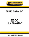 New Holland E30C Mini Crawler Excavator Pdf Parts Catalog Manual Download