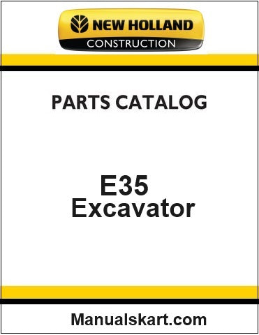 New Holland E35 Compact Crawler Excavator Pdf Parts Catalog Manual Download