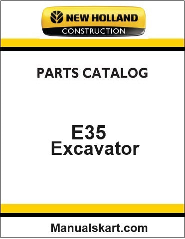 New Holland E35 Compact Crawler Excavator Pdf Parts Catalog Manual