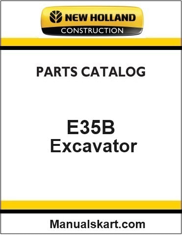 New Holland E35B Crawler Excavator Pdf Parts Manual