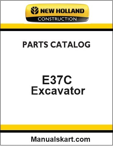 New Holland E37C Mini Crawler Excavator Pdf Parts Catalog Manual Download