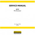 New Holland E37C Mini Excavator Pdf Repair Service Manual (p. Nb. 51487922)