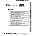 New Holland E385B, E385BLC Hydraulic Excavator Pdf Repair Service Manual (p. Nb. 87731198) (Hs Engine)