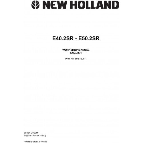 New Holland TT4.55, TT4.65, TT4.75 Tractor Pdf Repair Service Manual 2