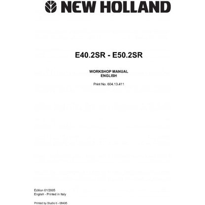 New Holland TT4.55, TT4.65, TT4.75 Tractor Pdf Repair Service Manual 2