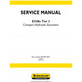 New Holland E55BX Compact Hydraulic Excavator Pdf Repair Service Manual (p. Nb. S5hs0014e01)