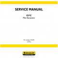 New Holland E57C Mini Excavator Pdf Repair Service Manual (p. Nb. 51452095)