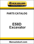 New Holland E58D Mini Crawler Excavator Pdf Parts Catalog Manual Download