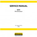 New Holland E60C Mini Excavator Pdf Repair Service Manual (p. Nb. 51452122)