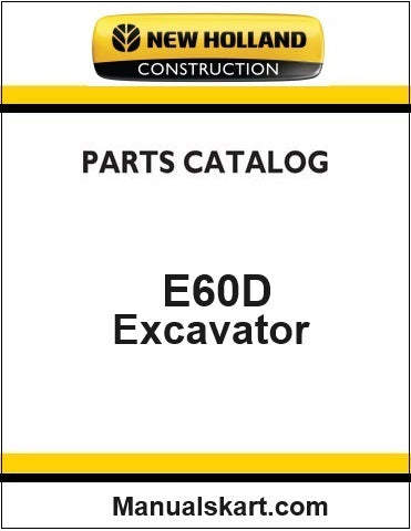 New Holland E60D Mini Crawler Excavator Pdf Parts Catalog Manual