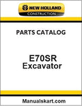 New Holland E70SR Midi Crawler Excavator Pdf Parts Catalog Manual Download