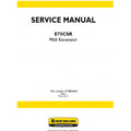 New Holland E75CSR Midi Excavator Pdf Repair Service Manual (P. Nb. 47488366A)