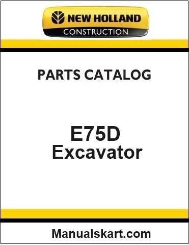 New Holland E75D Midi Crawler Excavator Pdf Parts Manual