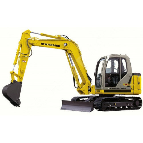 New Holland E80 (EH80) Midi Crawler Excavator Pdf Repair Service Manual Na (p. Nb. 87360644na)