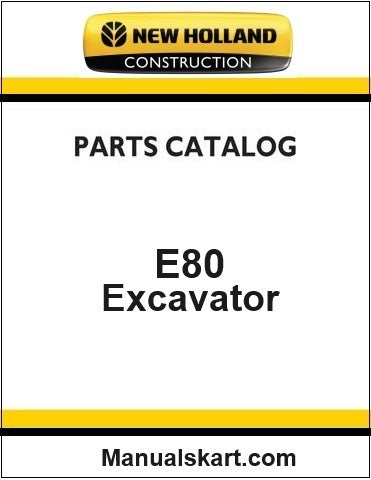 New Holland E80 Midi Crawler Excavator Pdf Parts Manual