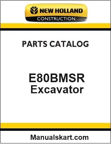 New Holland E80BMSR Crawler Excavator Pdf Parts Manual