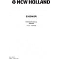 New Holland E80BMSR Crawler Excavator Pdf Repair Service Manual (p. Nb. 84365680b)