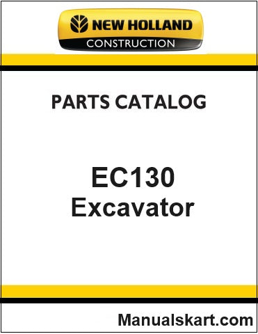 New Holland EC130 Crawler Excavator Pdf Parts Catalog Manual Download