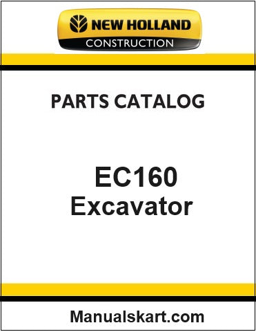 New Holland EC160 Crawler Excavator Pdf Parts Catalog Manual Download