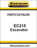 New Holland EC215 Crawler Excavator Pdf Parts Catalog Manual Download