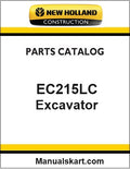 New Holland EC215LC Crawler Excavator Pdf Parts Catalog Manual Download
