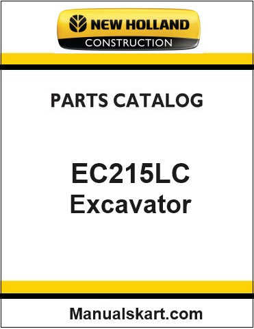 New Holland EC215LC Crawler Excavator Pdf Parts Catalog Manual Download