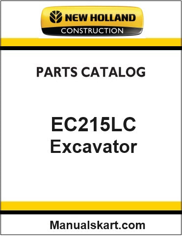 New Holland EC215LC Crawler Excavator Pdf Parts Catalog Manual