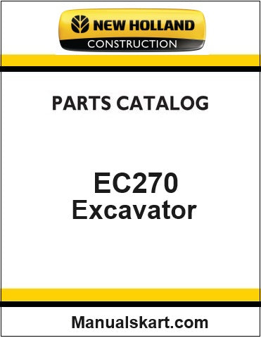 New Holland EC270 Crawler Excavator Pdf Parts Catalog Manual Download