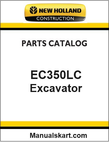 New Holland EC350LC Crawler Excavator Pdf Parts Catalog Manual Download