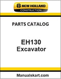 New Holland EH130 Crawler Excavator Pdf Parts Catalog Manual Download