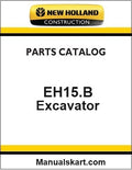 New Holland EH15.B Mini Crawler Excavator Pdf Parts Catalog Manual Download