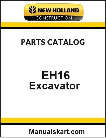 New Holland EH16 Mini Crawler Excavator Pdf Parts Catalog Manual Download