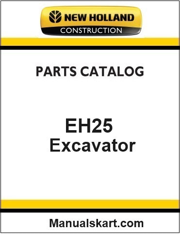 New Holland EH25 Mini Crawler Excavator Pdf Parts Manual