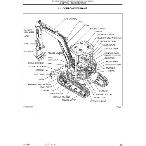 New Holland EH27.B Hydraulic Excavator Pdf Repair Service Manual (p. Nb. 6-78080NA) 2