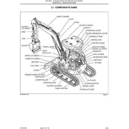 New Holland EH27.B Hydraulic Excavator Pdf Repair Service Manual (p. Nb. 6-78080NA) 2