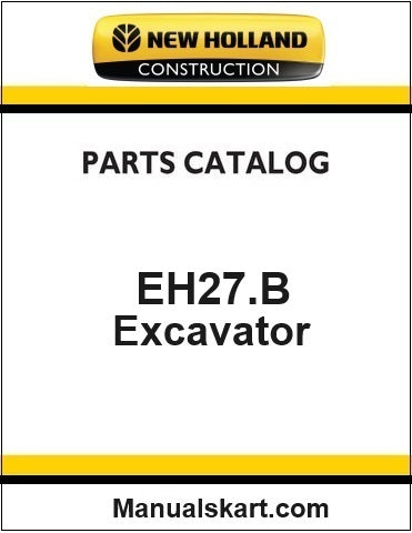 New Holland EH27.B Mini Crawler Excavator Pdf Parts Catalog Manual Download