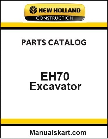 New Holland EH70 Midi Crawler Excavator Pdf Parts Catalog Manual Download