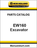 New Holland EW160 Wheeled Excavator Pdf Parts Catalog Manual Download