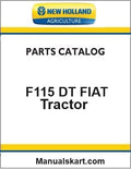 New Holland F115 DT FIAT Tractor Pdf Parts Catalog Manual