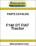 New Holland F140 DT FIAT Tractor Pdf Parts Catalog Manual