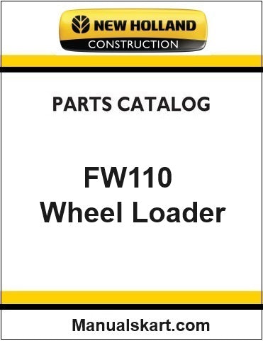 New Holland FW110 Wheel Loader Pdf Parts Catalog Manual Download