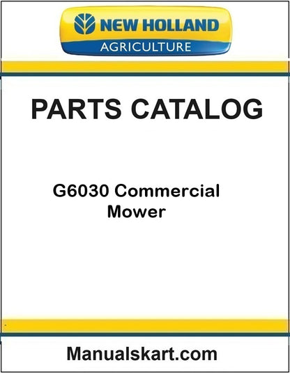 New Holland G6030 Commercial Mower Pdf Parts Catalog Manual