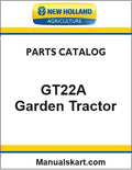 New Holland GT22A Garden Tractor Pdf Parts Manual