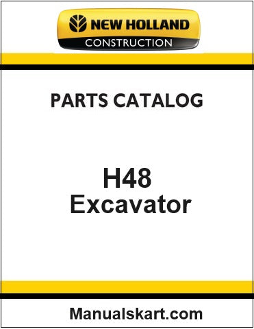 New Holland H48 Richier Excavator Pdf Parts Catalog Manual Download