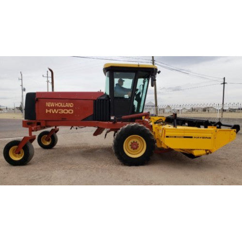 New Holland HW Series HW300, HW320, HW340 Speedrower Windrower Pdf Repair Service Manual (P. Nb. 86637556) 2