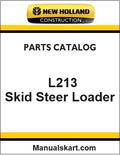 New Holland L213 Skid Steer Loader Pdf Parts Catalog Manual Download