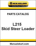 New Holland L215 Skid Steer Loader Pdf Parts Manual