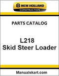 New Holland L218 Skid Steer Loader Pdf Parts Manual