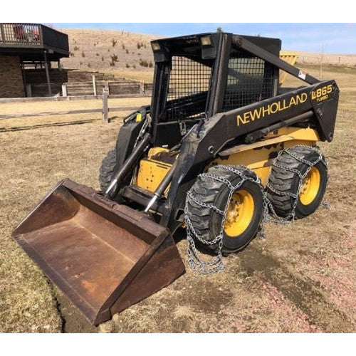 New Holland L865, LX865, LX885, LX985 Skid Steer Loader Pdf Repair Service Manual (P. Nb. 86584316)